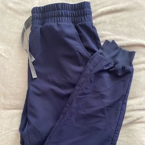 Figs High Waist Zamora Jogger Pants Navy M Tall